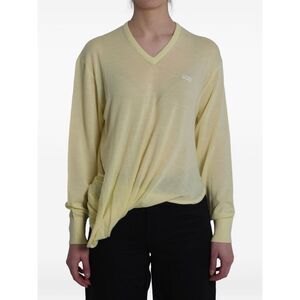 Loewe Women Wool V-Necked Sweater